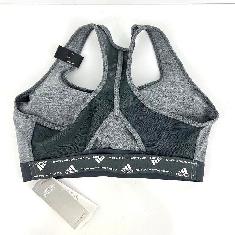 Adidas Powerreact Training Medium-Support Padded Sports Bra XS D-DD - Picture 3 of 5